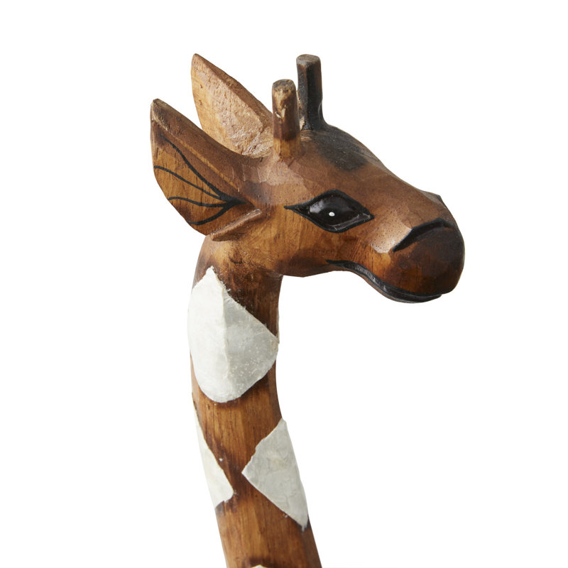 Alcorn Statue Decorative Object, 47" H x 10.5" W  6" D, Brown