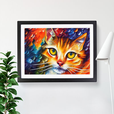Cat Vol.5 Abstract - Framed Print