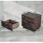 Tables de chevet en bois massif, table de chevet avec 2 tiroirs, sans poignées, table de bout de canapé pour le salon, chambres à coucher-126778749-126778750