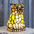 Cute Cat Tiffany-Style Stained Glass Table Lamp