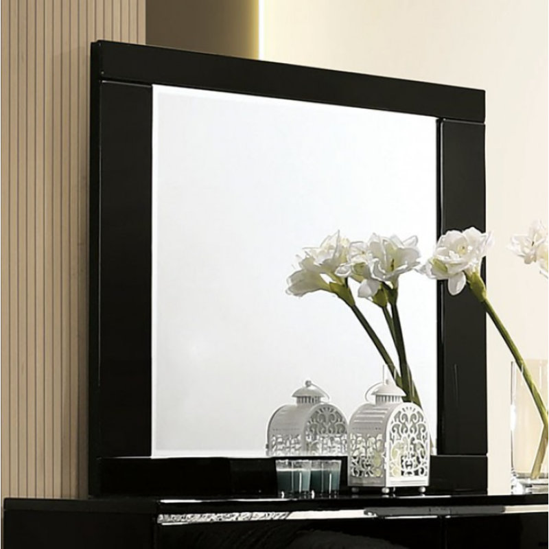 Peotone Solid And Engineered Wood Flat Wall Mirror