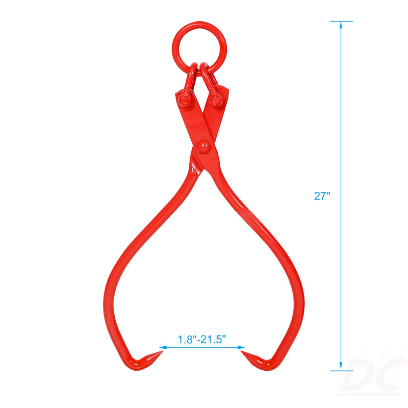 Skidding Tongs With Ring 25Inch