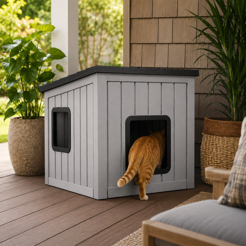 Niche pour chien d'extérieur,  Black, Blue