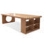 Bureau rectangulaire en bois massif Burlywood-1689436348