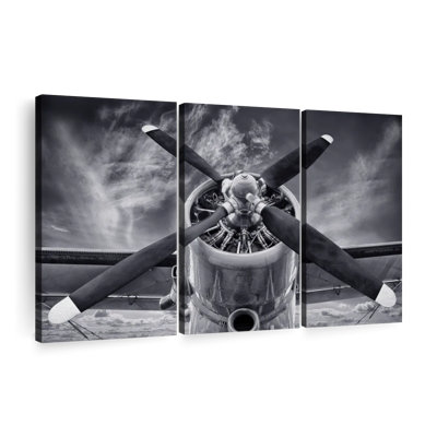 "Four Blade Propeller Monicol" sur toile