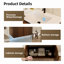 Armoire murale pliante avec évier crème-274412517