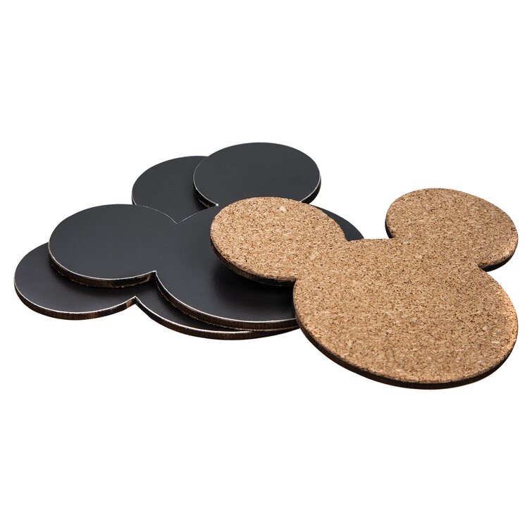 Disney Mickey Mouse Drink Coasters - Set Of 4