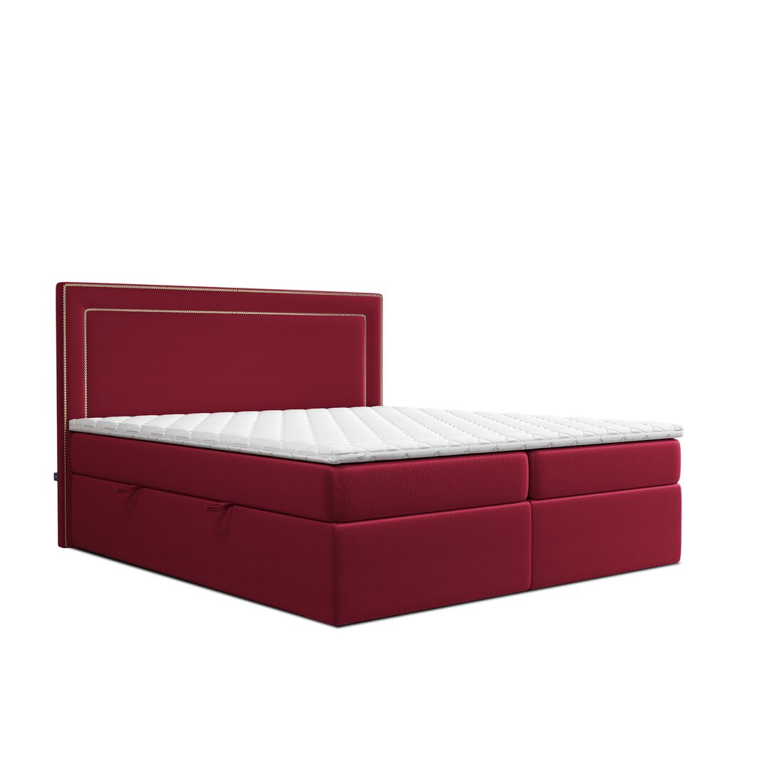 Boxspringbett Sceinnker mit Topper und Bettkasten