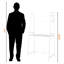 Bureau d'ordinateur Gatria Contemporary
