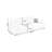 Creamy white Chenille Modular Sofa