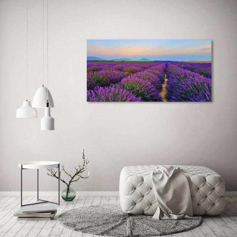 Lavender Field - Wrapped Canvas Print