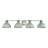 Kinsley 4-Light Vanity Light in Aged Galvanized Steel with Antique Black Iron-577173537