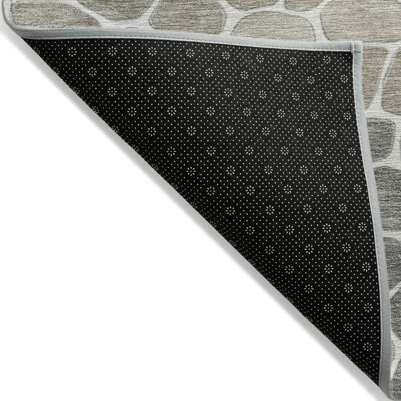 Tapis géométrique intérieur / extérieur lavable à la machine Husby ACN2190, Rectangulaire 8 pi x 10 pi