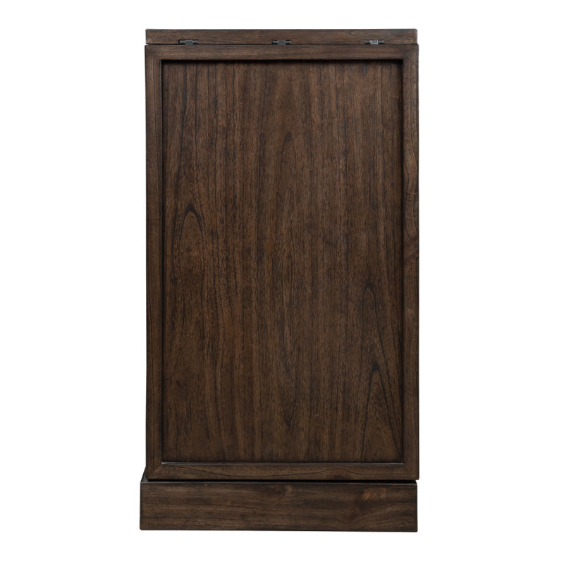 Tipple Burnished Oak Wine & Bar Console with Expandable Top