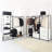 Metal Walk-In Wardrobe - Enhance Durability With Powder Coating And Wood Closet Frame, Deep Storage, Heat & Water , Scratch Stain E0 Board, Reinforced , Modular Configuration