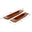  Wood 2 Piece Vanity Tray Set