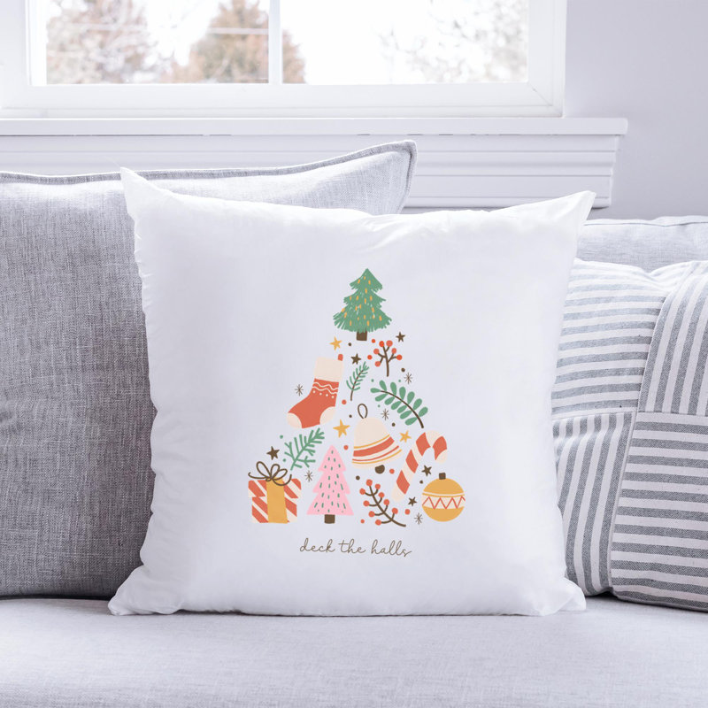 Coussin Christmas illustration9, 16 po x 16 po