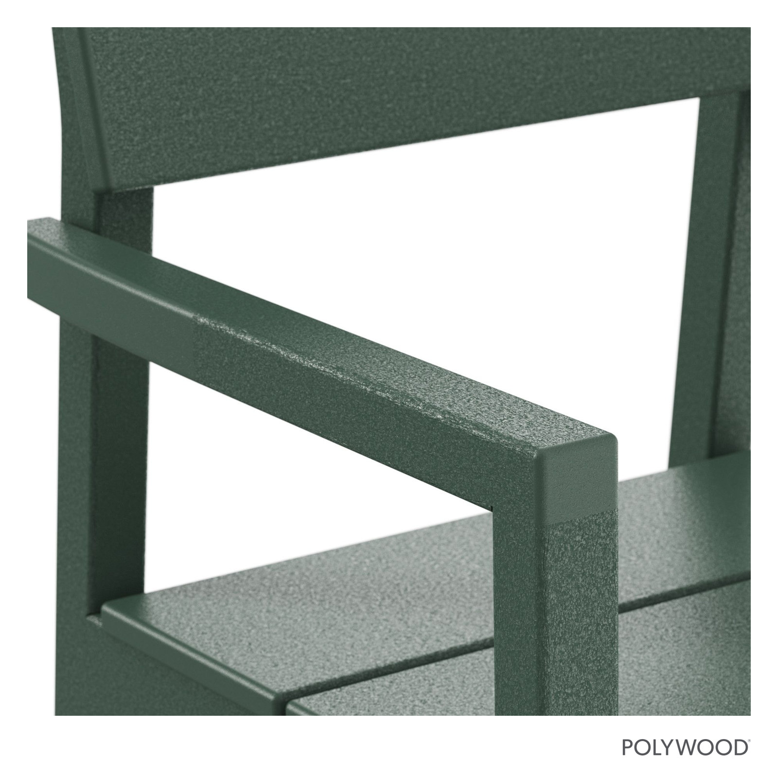 POLYWOOD® Edge Patio Armchair, Green