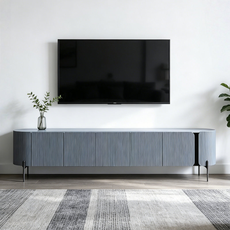 Meuble télé Creative Minimalist, H 22,44 po x L 78,74 po x l 17,32 po
