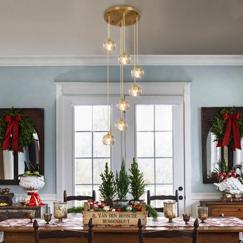 Bawi 7 - Light Geometric Chandelier