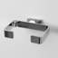 Noah Toilet Paper Holder - Wall Mount - 6" Brass/Polished Chrome