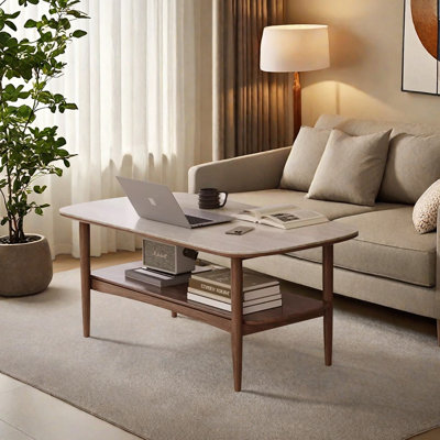 Retro minimalist design coffee table