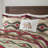 Cozy Farmhouse Bedding Sets, Polyester Comforter With Sherpa Pillow
