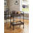 Jerrick Walnut & Black Finish Serving Cart