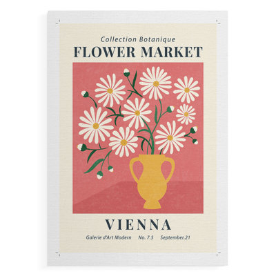 Vintage Floral Print CXXVIII -Canvas Print Only - NOT FRAMED