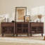 Buffet 94,5 "Mid-Century moderne avec tablettes réglables et 2 tiroirs-1644745168