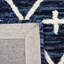 Tapis bleu marine / ivoire Metro 460-485161908