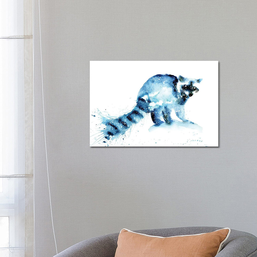 Kosmischer Waschbär von Tanya Casteel - Galerie-verpackte Leinwand Giclée auf Leinwand