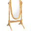 Miroir sur pied 59,25 "de haut, forme ovale