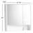 Asahel 27.75'' W 30'' H Surface Framed Medicine Cabinet Mirror 2 Fixed-1314615018