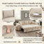 Canapé modulaire réversible en L 104,5 po Chenille-437820574