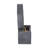26.77"H Gray Circular Polyresin Outdoor Water Fountain with LED Light