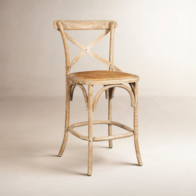 Brendan Counter Stool with Solid Wood Frame