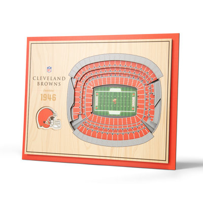 Art mural NFL 5 couches Stadiumview