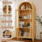 71’’ Arched Kitchen Pantry Storage Cabinet