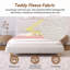 Lit rembourré en tissu molletonné Teddy