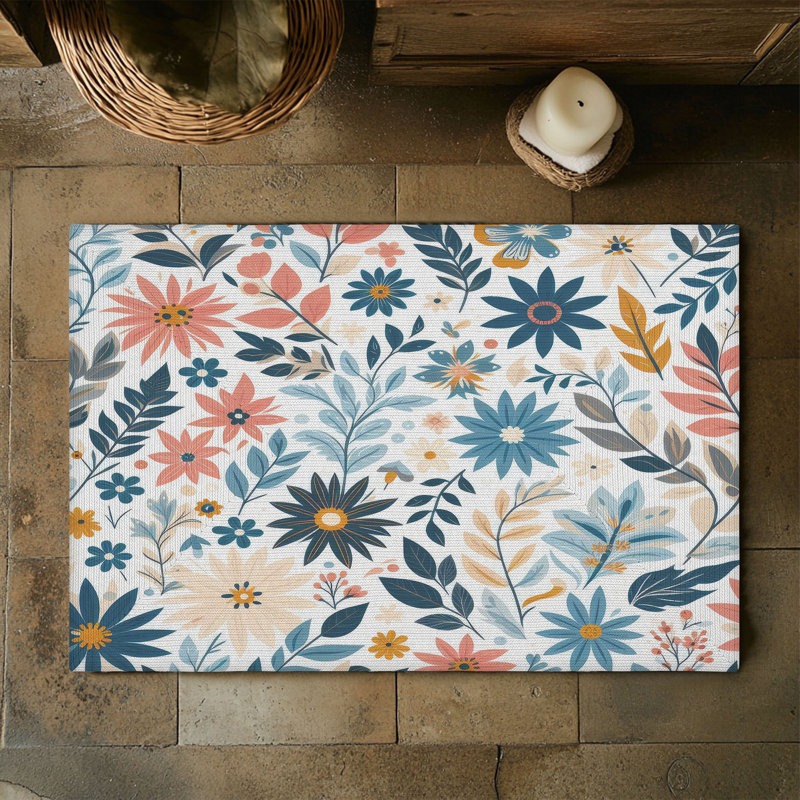Tapis tressé Summer Petal Breeze, Rectangulaire 3 pi x 5 pi