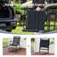 Chaise de patio pliante en métal Hickley-1747618588