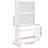 Planter with Trellis and Shelf Outdoor Flower Box Solid Wood Acacia-84601119