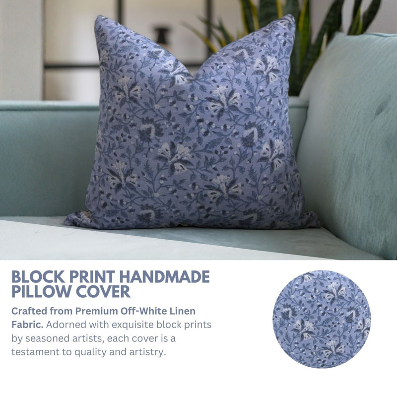 Linen Square Pillow Cover, 20" x 20"