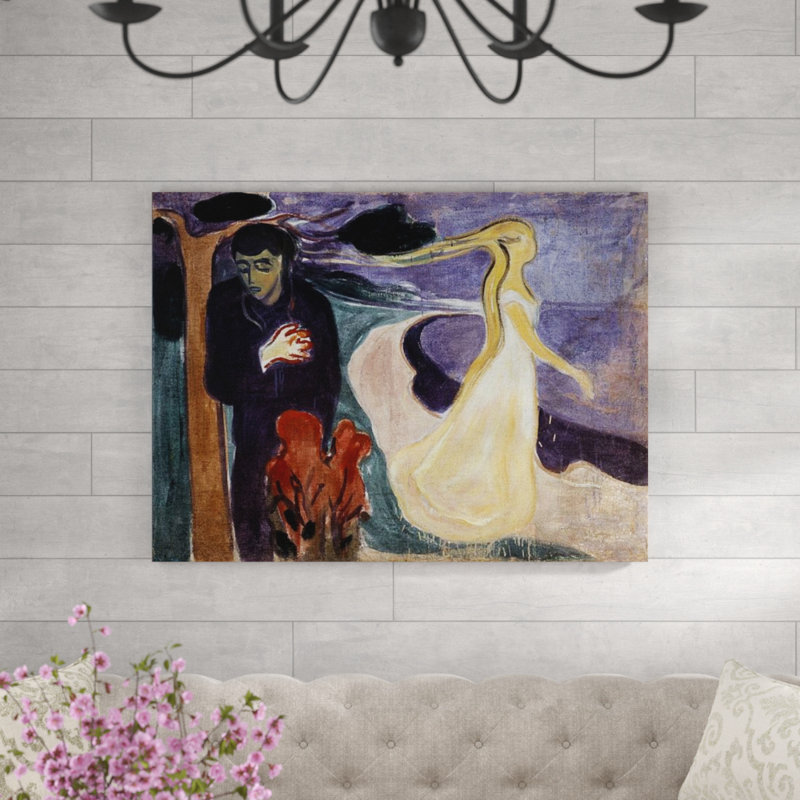 Edvard Munch - Wrapped Canvas Painting, 90cm H x 120cm W x 1.8cm D