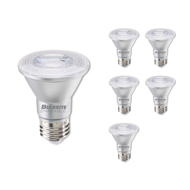 7 watts (équivalent à 50 watts), DEL PAR20, intensité variable, ampoule blanc chaud (2 700 K) E26 / culot moyen (standard)