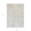 Tapis intérieur lavable abstrait ivoire 9 pi x 12 pi