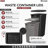 Double Silver 35 Qt. Walnut Bottom Mount Pullout Waste Container w/ (1) Lid and BLUM Soft-Close Slides-50218769-50218770