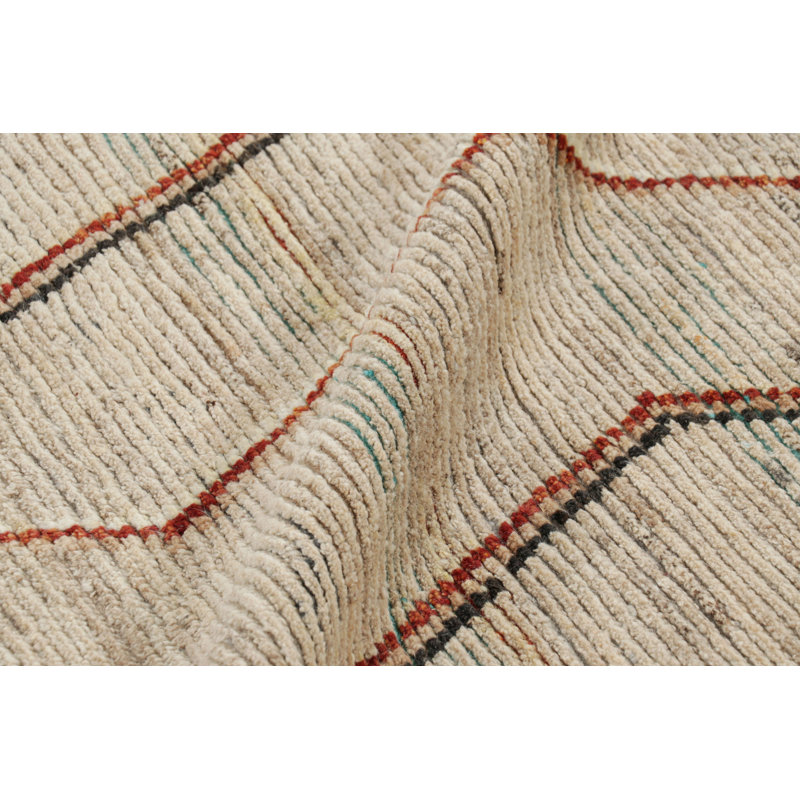 Moroccan Wool Area Rug, Rectangle 10' x 14'