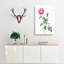 Autumn China Rose In Pink by Pierre-Joseph Redoute - Wrapped Canvas Painting-55367579
